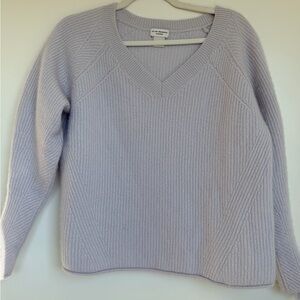 Club Monaco cashmere Lavender V-Neck Sweater